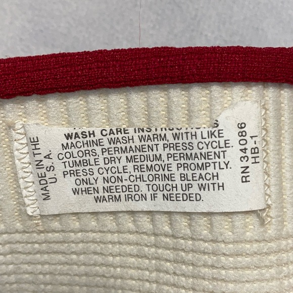 Women’s unbranded vintage red dress pants waist size 34 made in USA - Picture 5 of 6